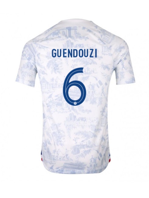 Billige Frankrike Matteo Guendouzi #6 Bortedrakt VM 2022 Kortermet